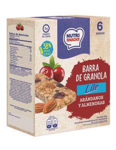 Barra De Granola Lite Con Ar Ndanos Y Almendras G Nutrisnacks