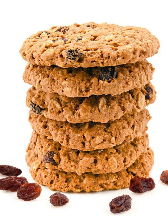 torre de galletas de avena integral Nutrisnacks
