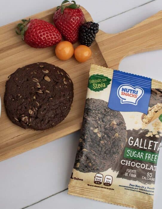 Galletas de chocolate sin azúcar agregado Nutrisnacks