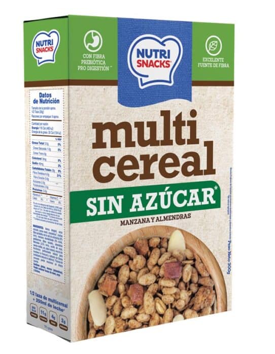 Multicereal Manzana y Almendras Nutrisnacks