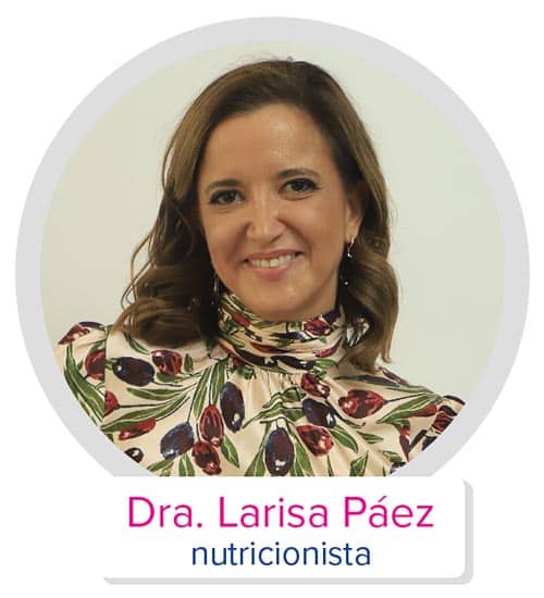 Dra. Larisa Páez nutricionista